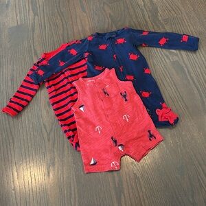 Carter’s Red & Blue Bundle - NB
